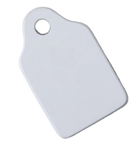 White mini charcuterie board on white background