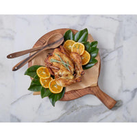 Italian Wood Cutting Board Bowls - Board View | Bone & Brass