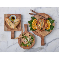 Italian Wood Cutting Board Bowls - Board Detail | Bone & Brass