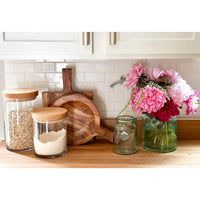 Italian Wood Cutting Board Bowls - Board Side View | Bone & Brass