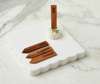 Square Scalloped Charcuterie Boards