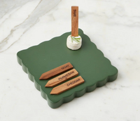 Square Scalloped Charcuterie Boards