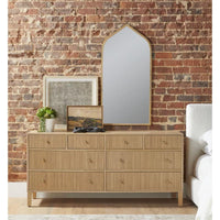 Hargrove Natural Oak 8-Drawer Dresser - Dresser Side View | Bone & Brass