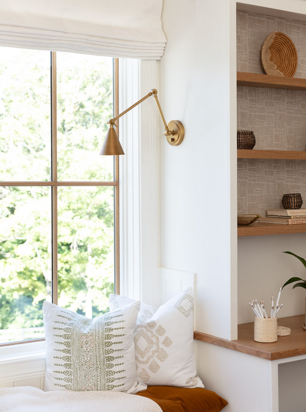 Sal Task Sconce Natural Brass