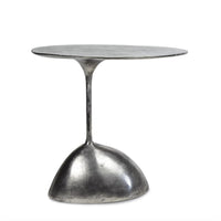 Rizzo Accent Table - Antique Silver | Bone & Brass