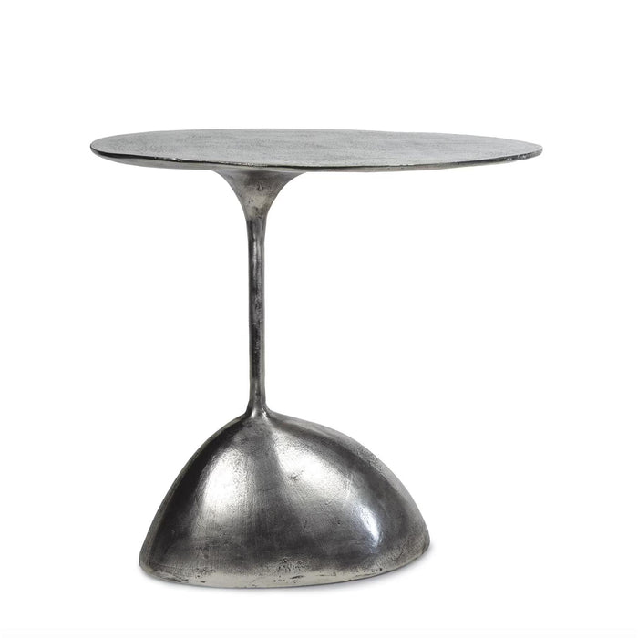 Rizzo Accent Table - Antique Silver | Bone & Brass