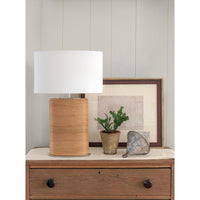 Resort Bamboo Bedside Table Lamp - Lamp Detail | Bone & Brass