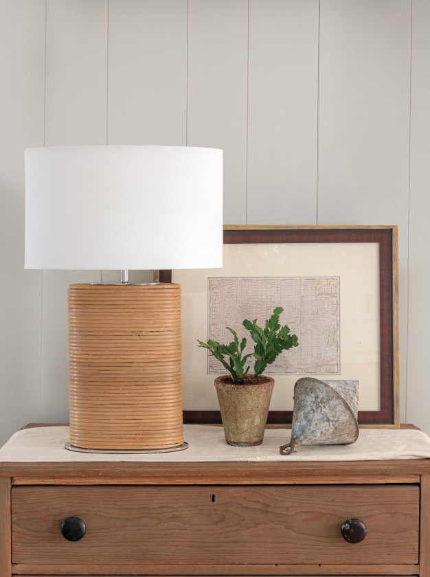 Resort Bamboo Bedside Table Lamp