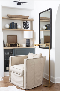 Noir Black Travertine Lamp