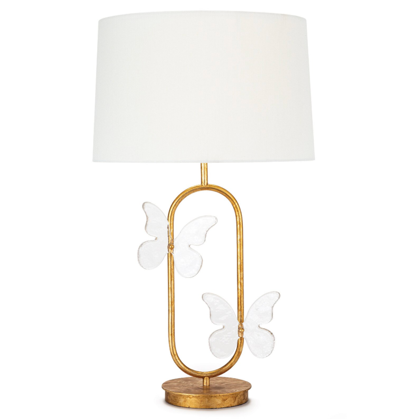 Monarch Gold Leaf Table Lamp