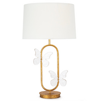 Monarch Gold Leaf Table Lamp