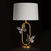 Monarch Gold Leaf Table Lamp