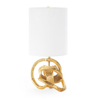 Mini Gold Knot Lamp | Bone & Brass