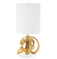 Mini Gold Knot Lamp