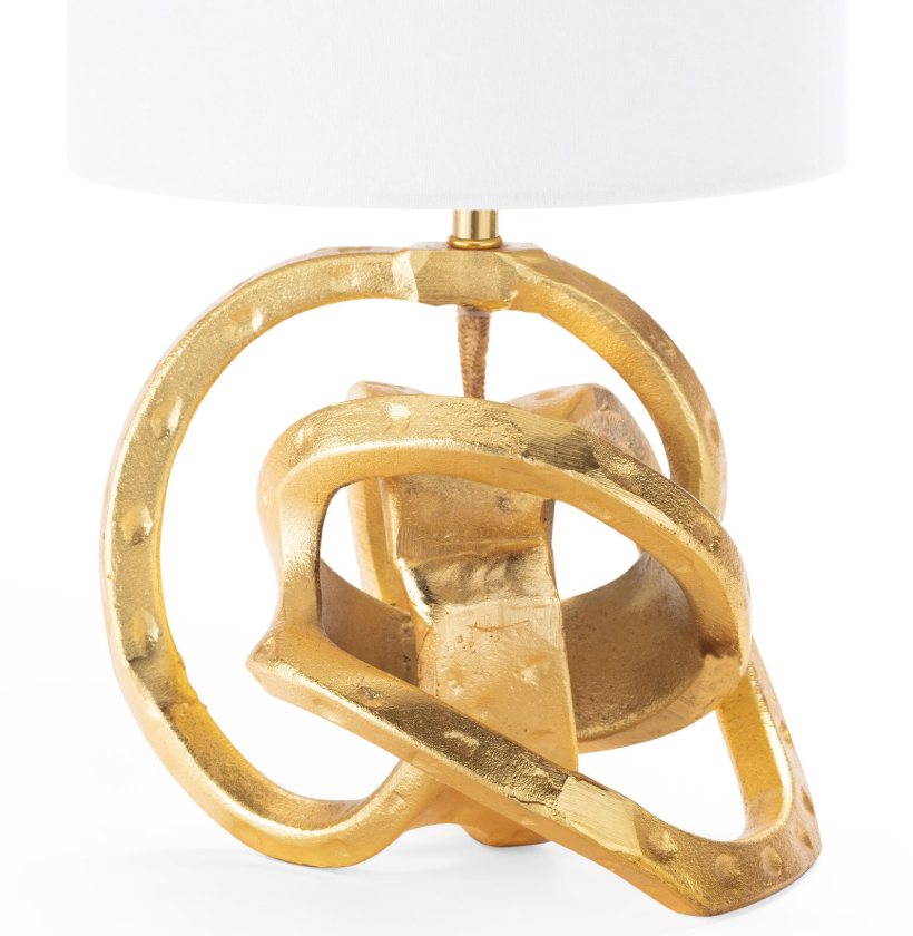 Mini Gold Knot Lamp
