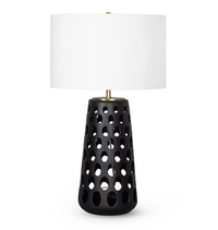 Kelvin Black Ceramic Table Lamp