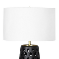 Kelvin Black Ceramic Table Lamp