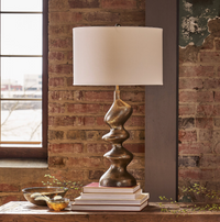 Blobby Brass Table Lamp