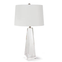 Angelica Small Crystal Table Lamp | Bone & Brass