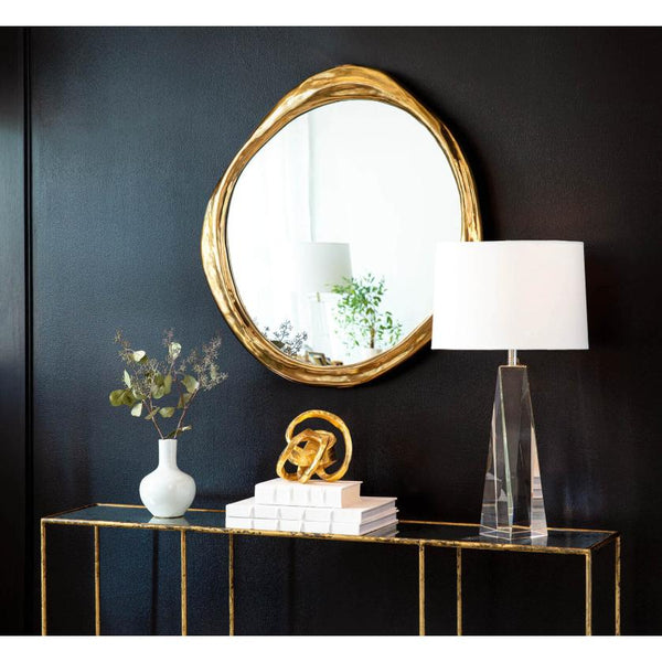 Angelica Small Crystal Table Lamp - Lamp Detail | Bone & Brass