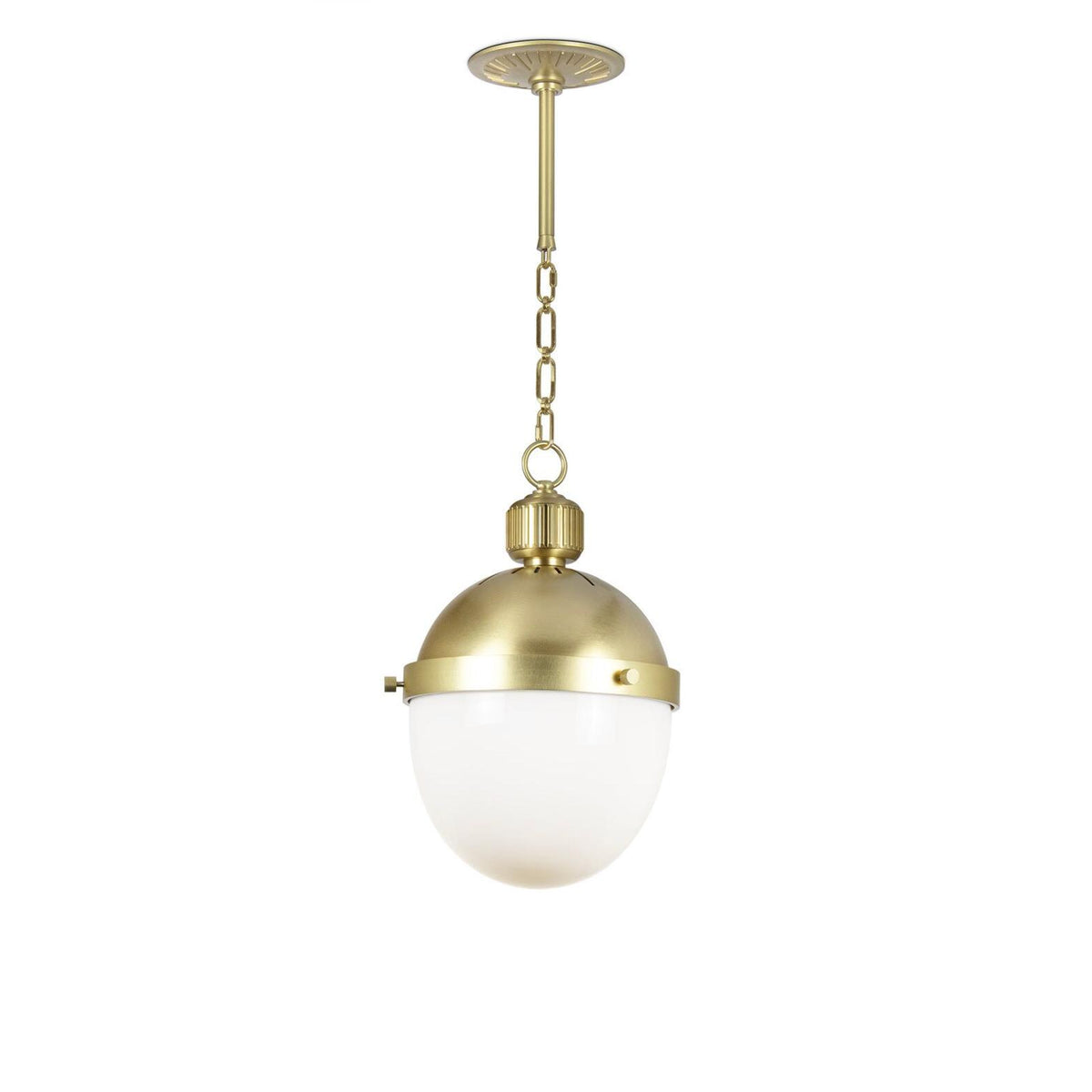 Otis Pendant Small - Natural Brass | Bone & Brass