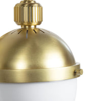 Otis Pendant Small - Natural Brass - Pendant Detail | Bone & Brass