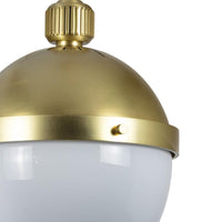 Otis Pendant Medium - Natural Brass - Pendant Detail | Bone & Brass
