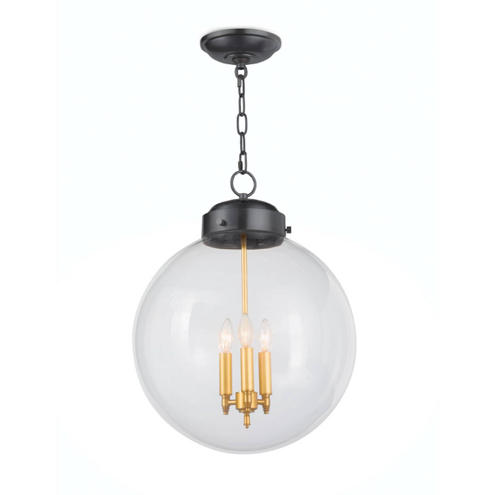 Globe Oil Rubbed Bronze Pendant