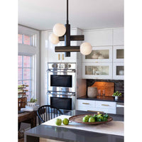 Dion Oil Rubbed Bronze Pendant - Pendant Detail | Bone & Brass