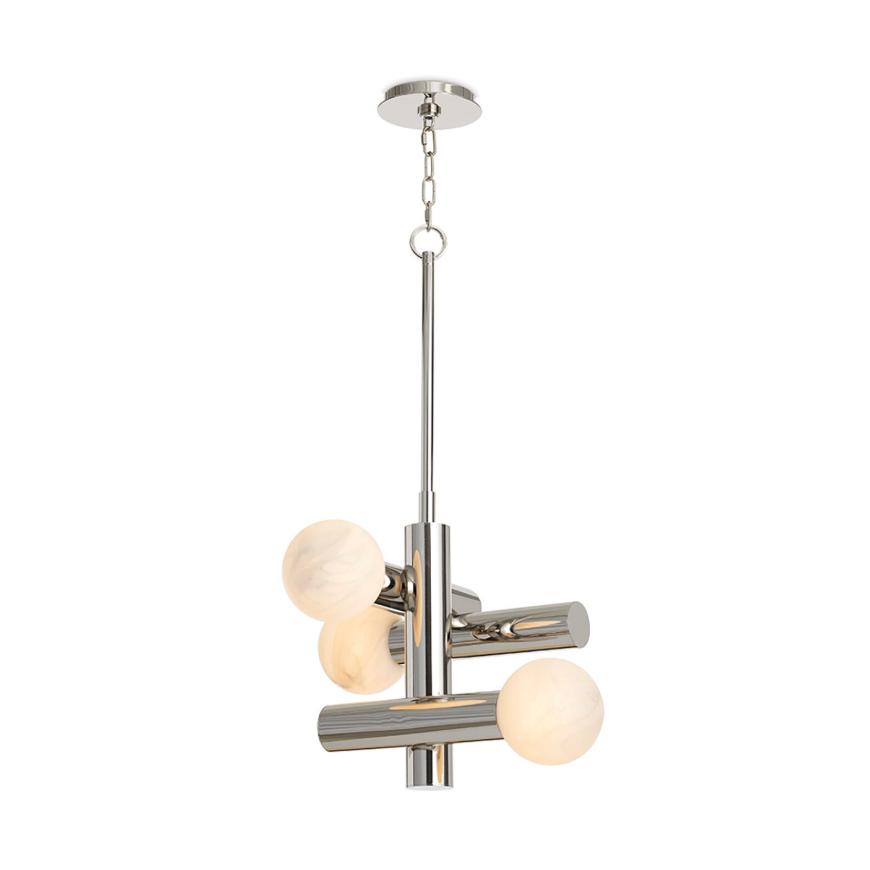 Dion Polished Nickel Pendant