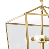 Camden Brass Pendant - Pendant Close Up | Bone & Brass