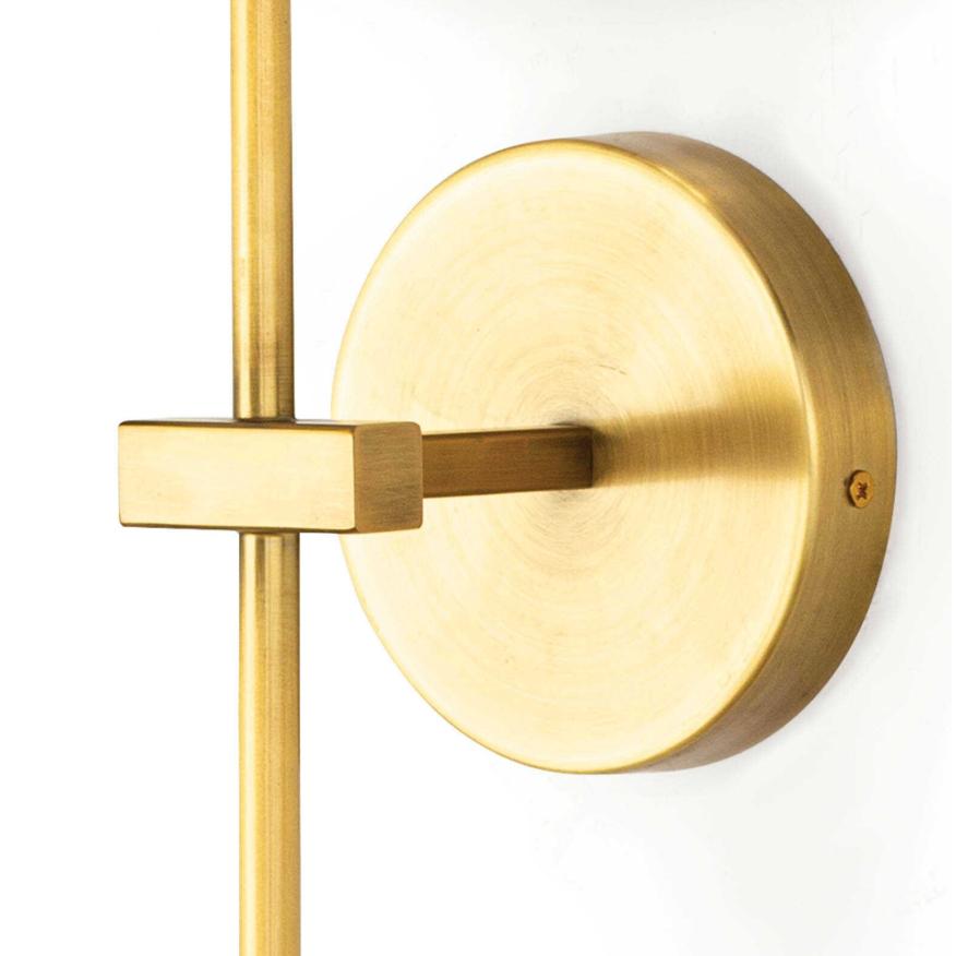 Toni Brass Sconce - Sconce Detail | Bone & Brass