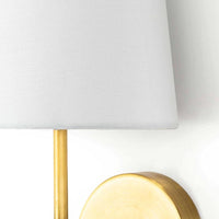 Toni Brass Sconce - Sconce Installed | Bone & Brass