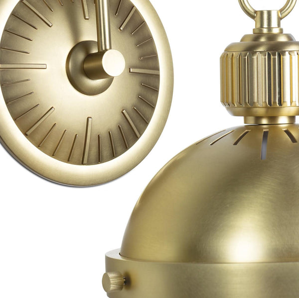 Otis Sconce - Natural Brass - Sconce Detail | Bone & Brass