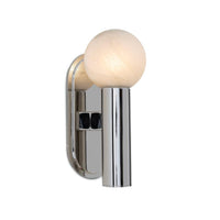 Dion Polished Nickel Sconce | Bone & Brass