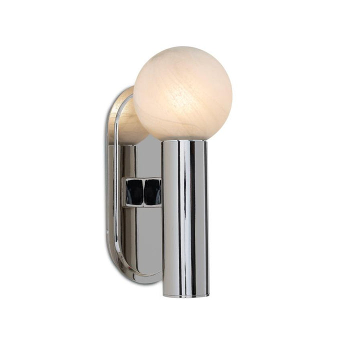 Dion Polished Nickel Sconce | Bone & Brass
