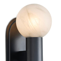 Dion Oil Rubbed Bronze Sconce - Sconce Installed | Bone & Brass
