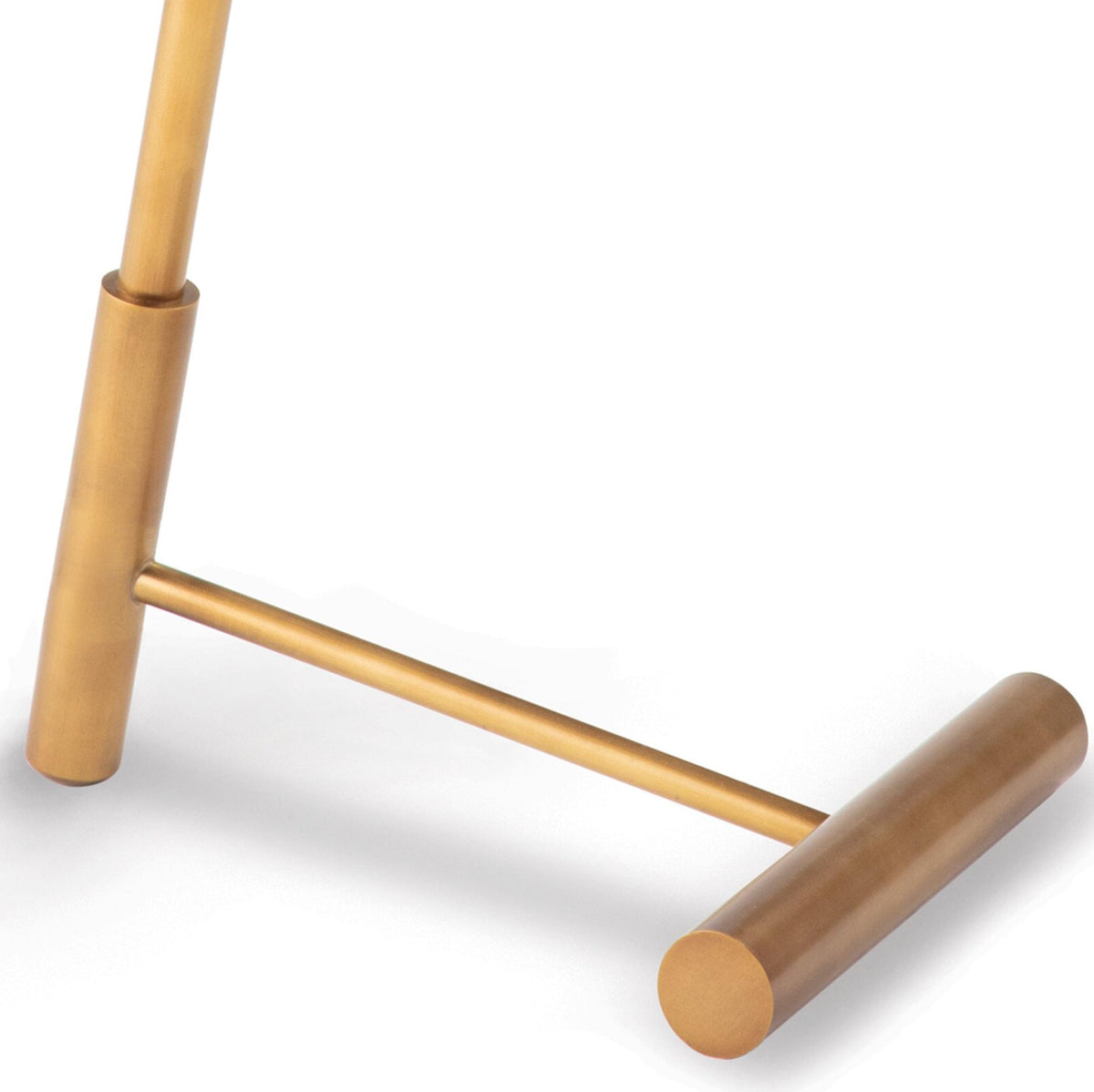 Spyder White & Brass Floor Lamp - Floor Lamp Base | Bone & Brass