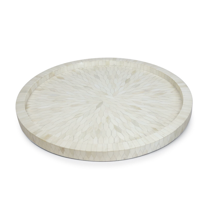 Jullian White Bone Tray
