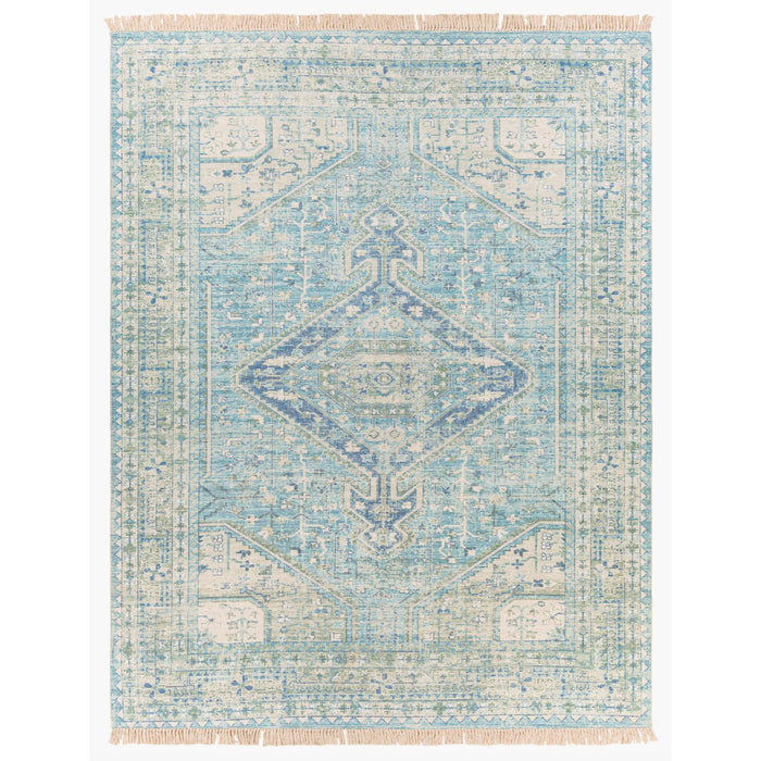 Zainab Sky Blue Hand Woven Rug