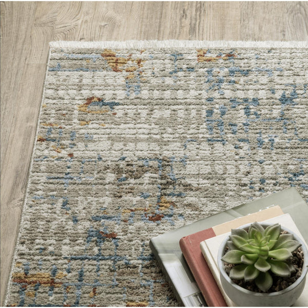 Bauer Beige Multi-Colored Casual Rug