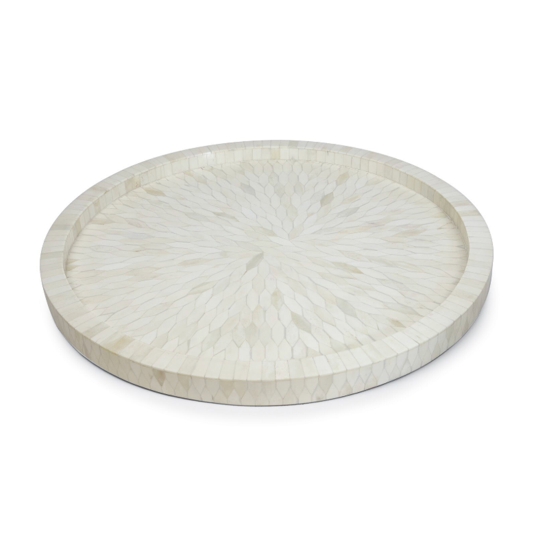 Jullian Grey Bone Tray