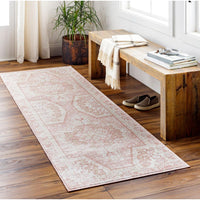 St Tropez Pale Pink & Beige Rug - Rug Pattern Detail | Bone & Brass