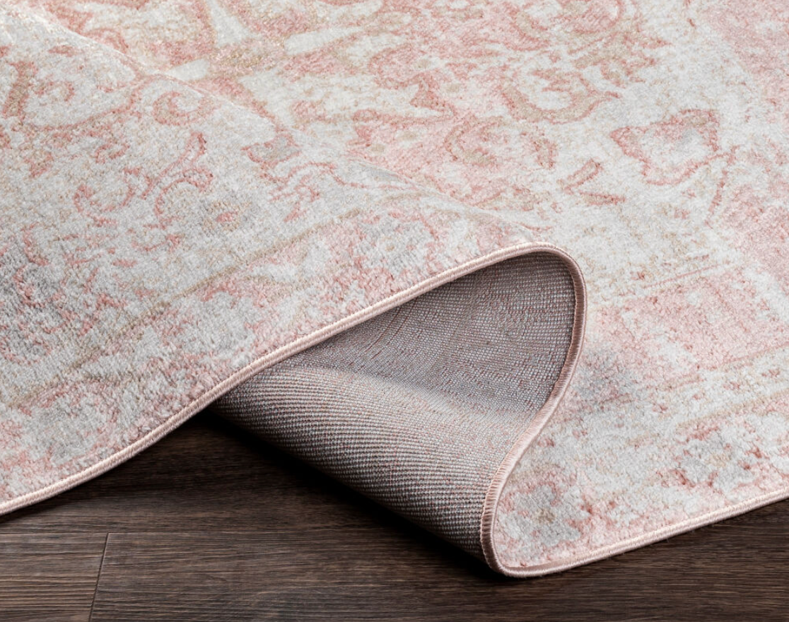 St Tropez Pale Pink & Beige Rug