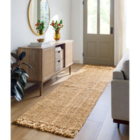 Chunky Naturals Light Brown Jute Rug - Rug Detail | Bone & Brass