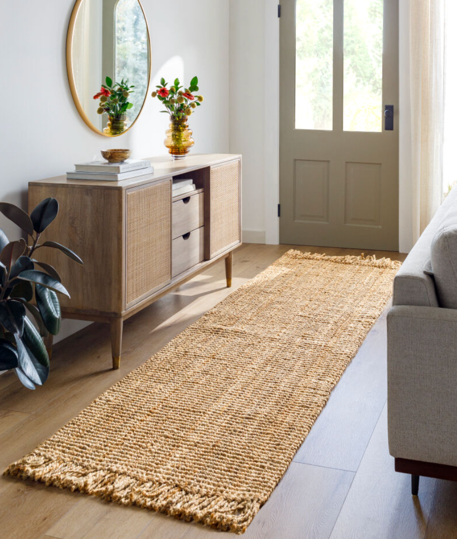 Chunky Naturals Light Brown Jute Rug