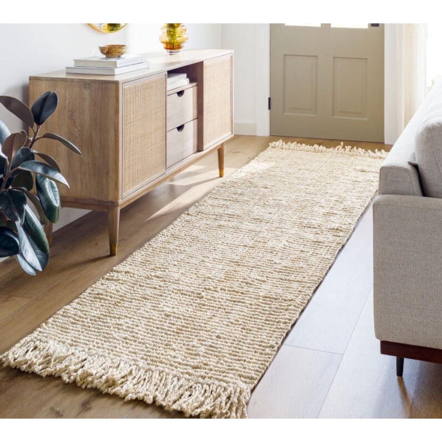 Chunky Naturals Cream Jute Rug - Rug Detail | Bone & Brass