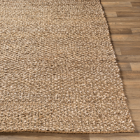 Curacao Taupe & Cream Jute Rug