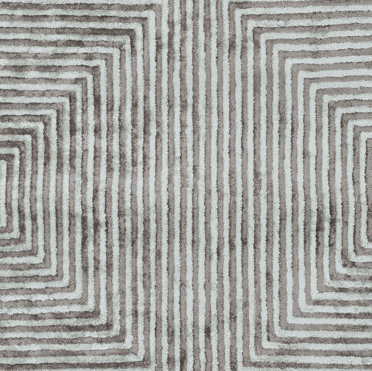 Charcoal Grey Striped Rug