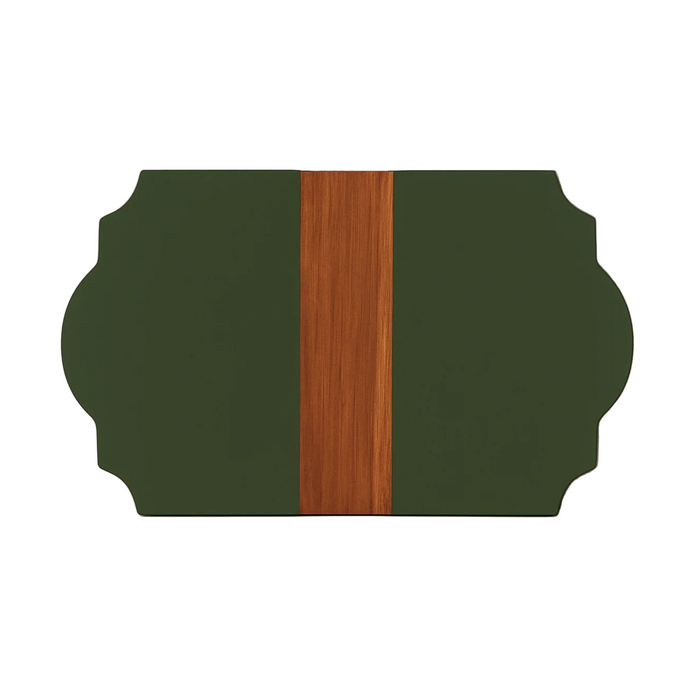 Spruce Green Wood Cheese Board Charger